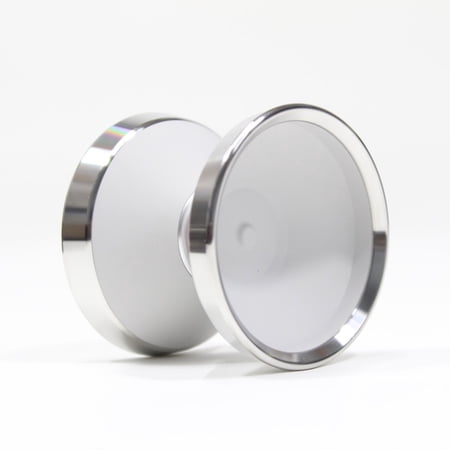 yoyofriends MG SS Gyrfalcon Yo-Yo - Tri-Material - Magnesium YoYo (White with Raw Rings)