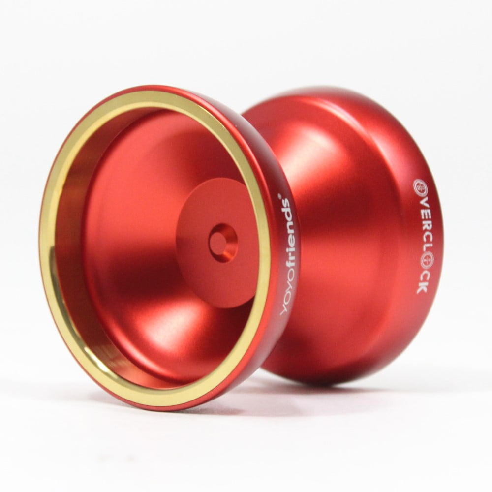 yoyofriends Overclock Yo-Yo - Bimetal - Yiyang Wang Signature YoYo (Red w/Gold Ring)