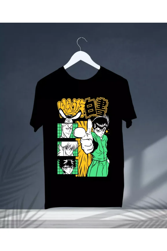 yu yu hakusho tshirt,yusuke,hiel,kuwabara,2023 kurama anime tshirt Tee ALL SIZES