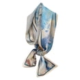 thumbnail image 1 of yuCgh Fresh Chiffon Soft Scarf Necklace, Small Scarf for Neck, Sun Protection Scarf, Sheer Lightweight Scarf, Women's Fashion Scarf Accessory,Blue, 1 of 3