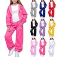 thumbnail image 1 of yuCgh Girls' 3-Piece Set Base Layer & Jacket Outfit, Layered Winter Wear, Thermal Top, Pants, and Lightweight Jacket, Warm and Cozy for Cold Weather Activities,Yellow 10Y, 1 of 6