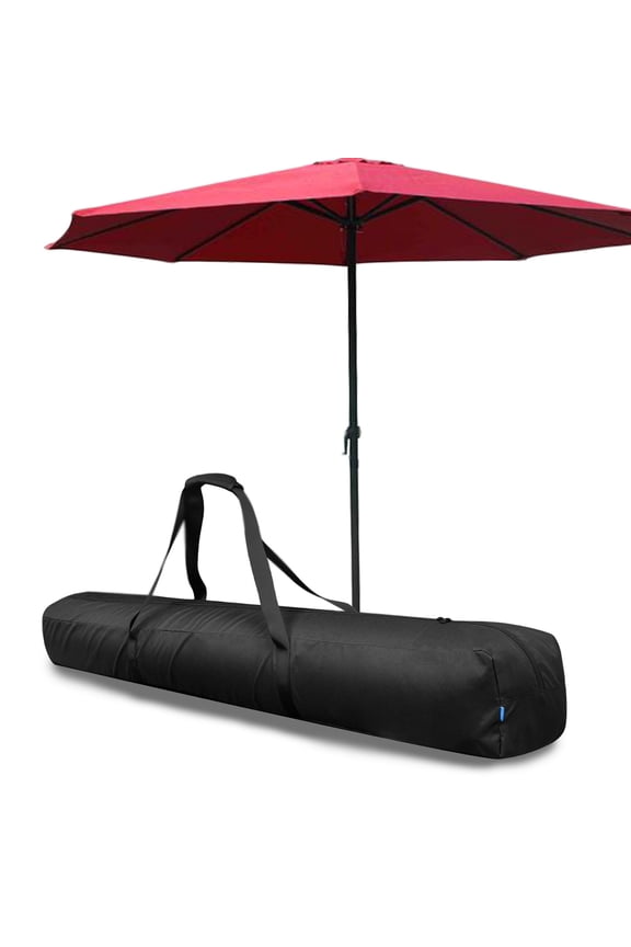 Portable Outdoor Camping Beach Parasol Storage Bag | Nylon Large Capacity 57X6.7X5.1 Inch | Rainproof Umbrella Bag with Handle | for Majority Patio Sun Shade Umbrellas | Travel Stall Fishing