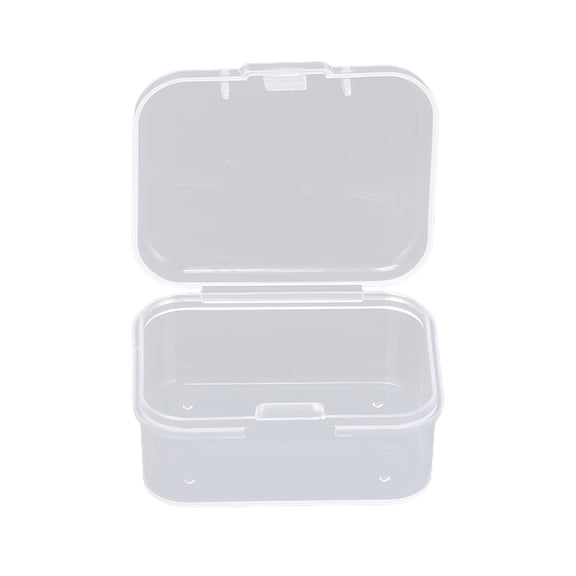 yuHome Small Plastic Containers 30 Pack | Clear Storage Boxes for Beads Jewelry Craft Supplies | Transparent Organizer for Desk Drawer Office Home Use | Multipurpose Mini Containers for Small Parts