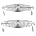 thumbnail image 1 of yueXinCh 2 Pack Round Stainless Steel Steamer Rack for Home Restaurant Pot, 1 of 1