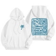 thumbnail image 1 of yueewhu Pink Hoodies for Women 2025 Teen Girls Graphic Hoodie Long Sleeve Cute Preppy Sweatshirts Y2K Tops with Pockets (White, XXL), 1 of 7