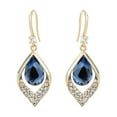 thumbnail image 1 of yuehao accessories earrings synthetic women's earrings diamond earrings drop geometric earrings blue, 1 of 6