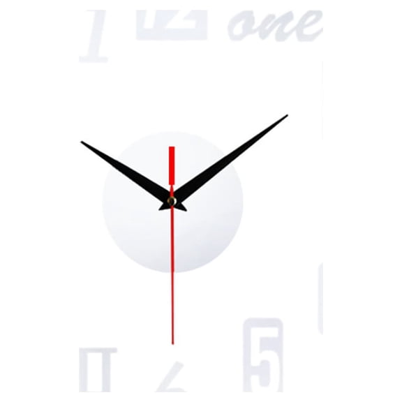 yuehao led light frameless diy wall mute clock 3d mirror surface sticker home office decor diy clock 50x50cm silver silver