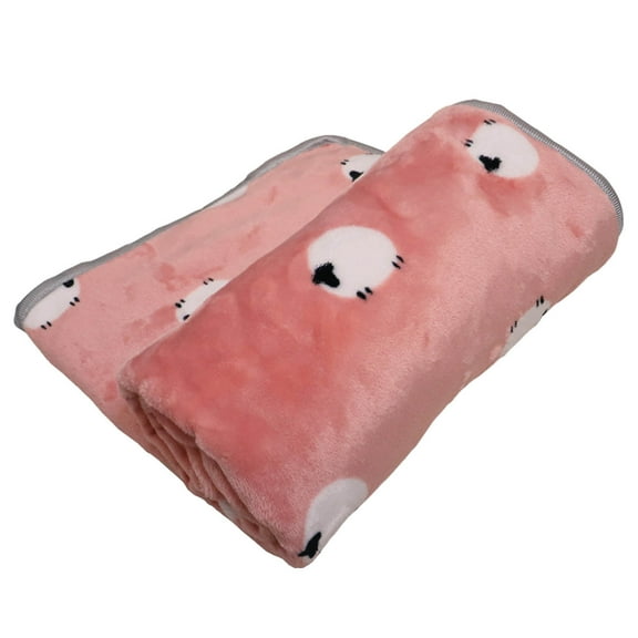 yuehao pet supplies thicken warm and ccomfortable pet blanket soft cute print pet flannel blankets sleep mat pad for dogs and cats
