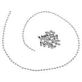 thumbnail image 1 of ULTNICE Silver Ceiling Fan Chain 1 Set 40 x 0.3 x 0.3 in Beaded for Light Fixtures and Fans, 1 of 1