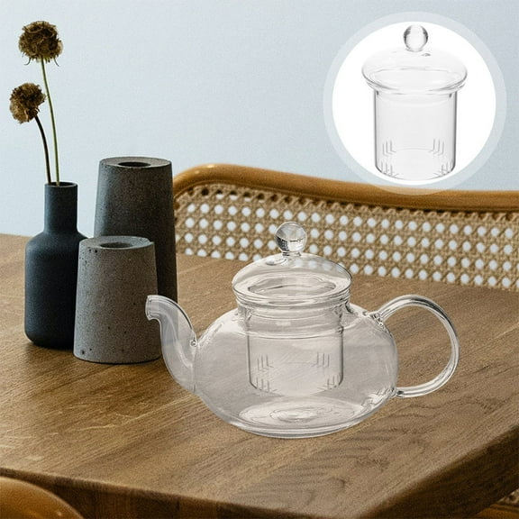 ULTNICE Loose Leaf Tea Infuser 1 Set Glass Transparent for Home and Office
