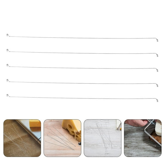 ULTNICE cheese cutter wire kit Stainless Steel Cutting Ham Kitchen Tool Home Kitchen Use 10pcs