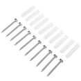 yuehuaidai 10 Sets Drywall Anchors And Screws Kit Wall Anchors Tv Mount