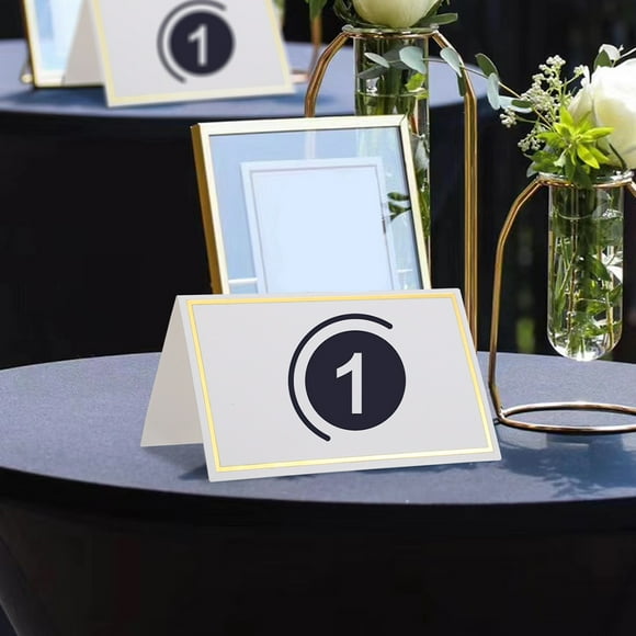 yuehuaidai 120 Pcs Tent Cards Place for Banquets Wedding Decor Greeting