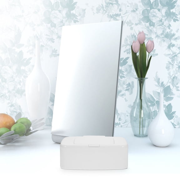 ULTNICE Dryer Sheets Container Tissue Holder Plastic Dispensing 2Pcs