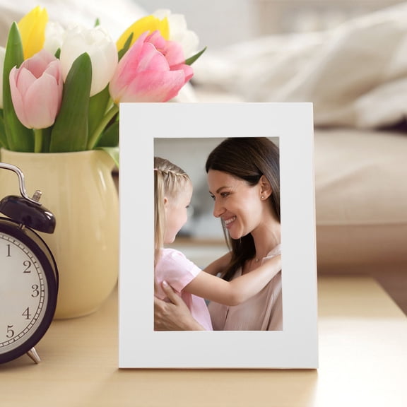 yuehuaidai 30 Pcs Picture Frame Lined with Jam Travel Photo Frame Black Mat Board Photo Frame Mat Cutting Board White 20X15cm