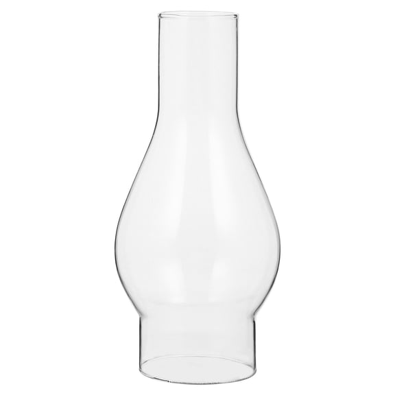 yuehuaidai Lamp 3 Inch Base by 6.88 Inch Height Clear Glass Oil or Kerosene Lamp Chimney