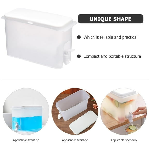 yuehuaidai Washing Liquid Laundry Detergent Container 3.5L Lotion Dispenser Multi-use