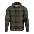 thumbnail image 1 of yuitbkgsd Mens Plaid Hoodie Long Sleeve Casual Pullover Hooded Sweatshirt Fashion Drawstring Hoodies for Outdoor and Home, 1 of 3