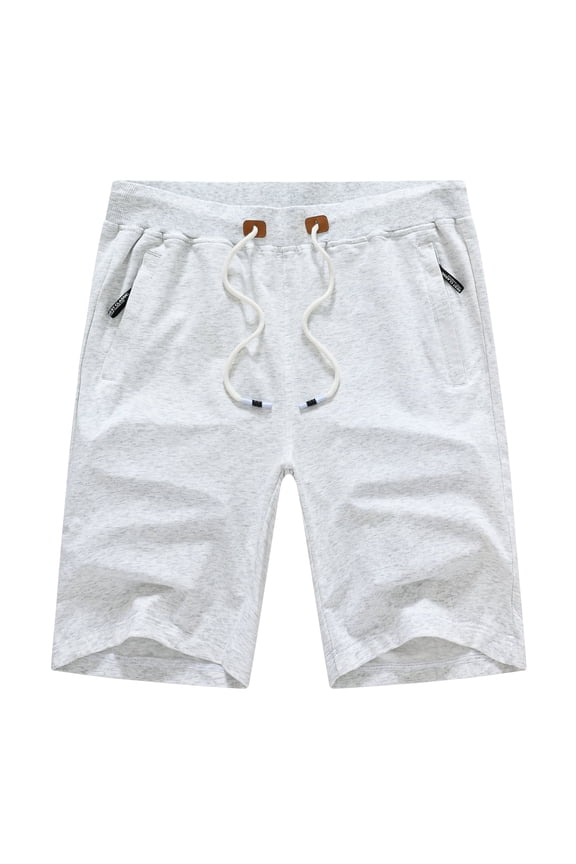 Casual Drawstring Zipper Pockets Bermuda Shorts