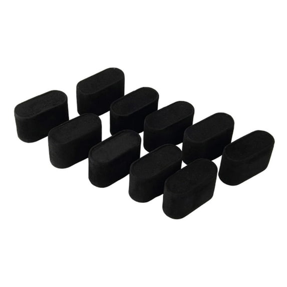 yuksok 10 Pieces Watch Pillows Bracelet Pillows for Travel Display Stand Exhibition Black Velvet