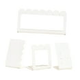 thumbnail image 1 of yuksok Acrylic Jewelry Towers Portable Sturdy Retail Earring Rings Organizer Holder white 4pcs, 1 of 7