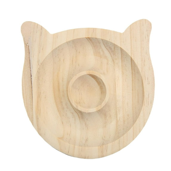 yuksok Bamboo Bracelet Tray Pendants Bracelet Beads Decorative Stand Showcase Organizer cat