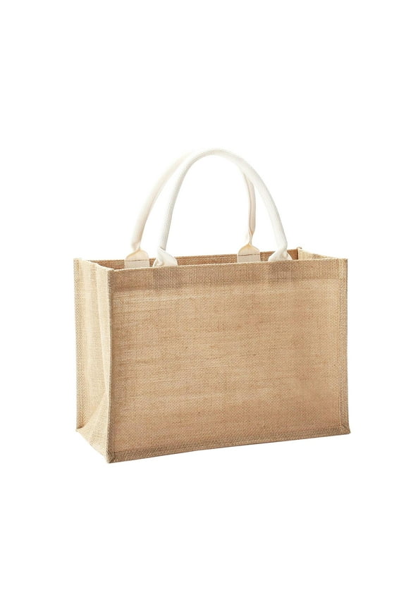 Burlap Bag Gift Bag White Linen Multipurpose Bag Burlap Bag for for Wedding Gift 36cmx32cmx19cm