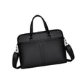 thumbnail image 1 of yuksok Business Bag for Men Briefcase Notebook Bag Shoulder Bag for Business Travel PU Black, 1 of 1