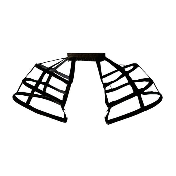 yuksok Cage Hoop Skirt Petticoat Crinoline Pannier Petticoat for Dress Prom Wedding