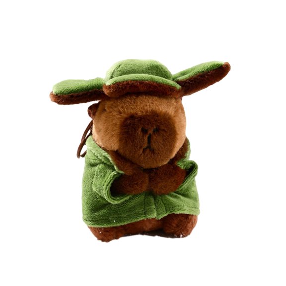 yuksok Capybara Keychain Bag Pendant Women Bag Accessories for Women Green