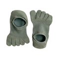 thumbnail image 1 of yuksok Five Finger Socks Anti Slip Cotton Ankle Toe Socks for Running Casual Sports Green, 1 of 9