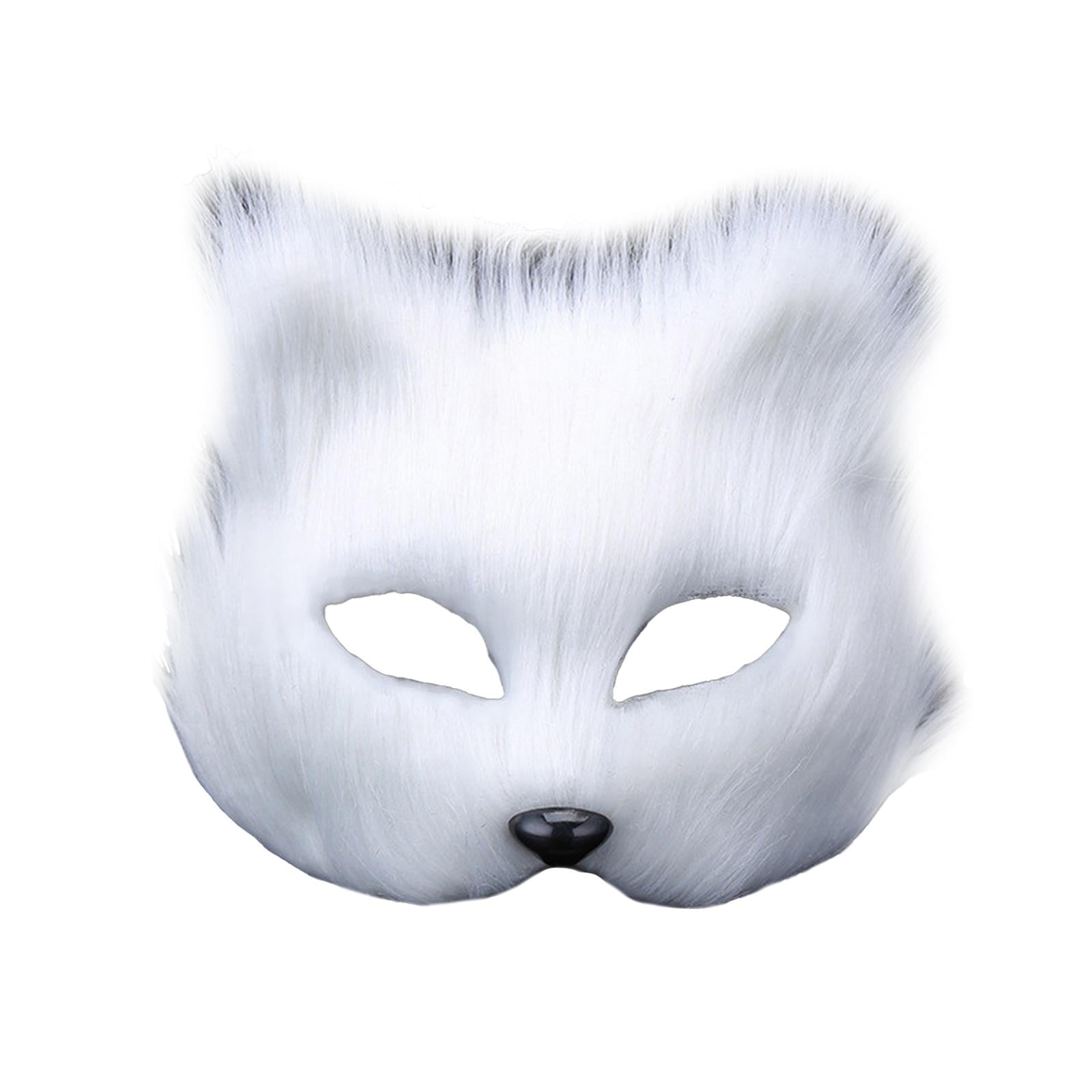 yuksok Furry Fox Mask Clubs Roles Play Faces Masks Party Prom Mask