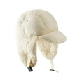 thumbnail image 1 of yuksok Hat with Earflaps Ear Protection Baseball Cap Fashionable Warm Hat with Peak Beige, 1 of 9