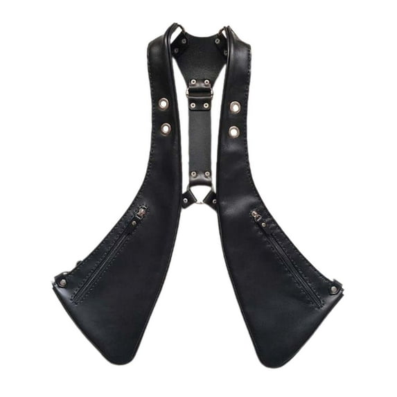 yuksok Hidden Underarm Shoulder Bag Bag for Running Costume Parties Cosplay Black