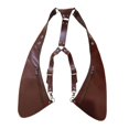 thumbnail image 1 of yuksok Hidden Underarm Shoulder Bag Bag for Running Costume Parties Cosplay Deep Brown, 1 of 9