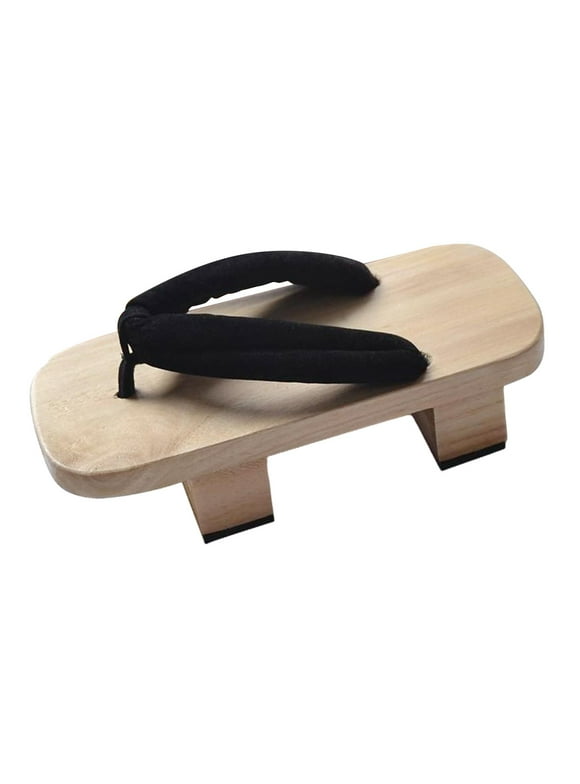Japanese Wooden Clogs Classic Home Slippers for Home Dorm Indoor and Outdoor 44