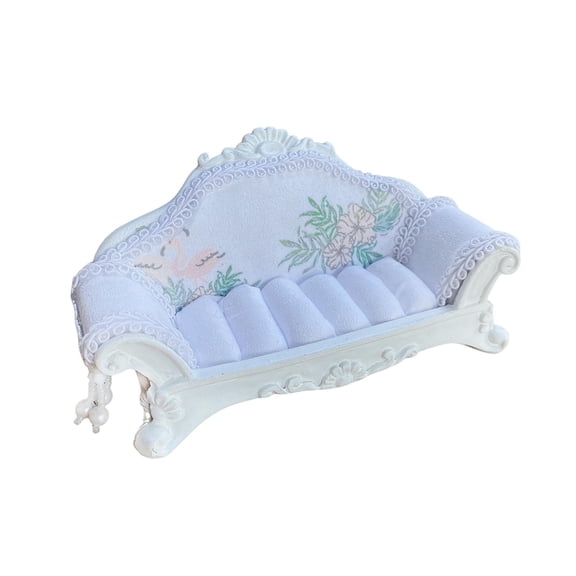 yuksok Jewelry Box Holder Travel Rings Organizer Tray for Counter Home Jewelry Show