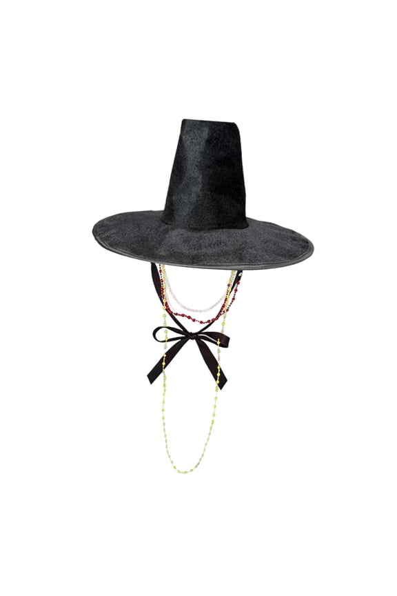 Korean Style Hat Traditional Top Prom Party Favors Holiday Tall Top Hat