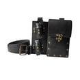 thumbnail image 1 of yuksok Medieval Belt Bags Wizard Waist Pouch for Hiking Casual Costume Props Black, 1 of 9