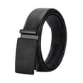 thumbnail image 1 of yuksok Men Belt Automatic Buckle Belt Ratchet Belt for Shirt Jeans Anniversary Gift Black 115cm, 1 of 9