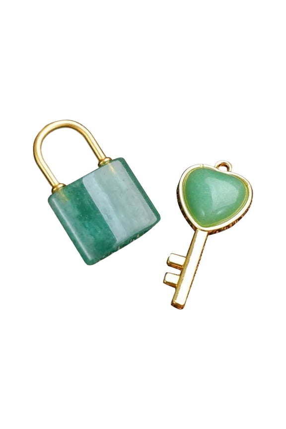 Necklace Pendant Set Heart Shaped Key for Street Travel Birth