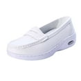 thumbnail image 1 of yuksok Nurse Shoes Kitchen Restaurant Soft Sole Nurses Day Gift White Kitchen Shoes 39, 1 of 9