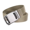 thumbnail image 1 of yuksok Nylon Belt for Men Casual Automatic Belt Buckle for Hiking Mountain Climbing beige, 1 of 9