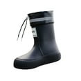 thumbnail image 1 of yuksok Rain Boots for Women Outdoor Supplies Rain Shoes for Gardening Outdoor Beach Black, 1 of 9