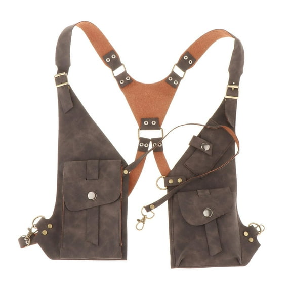 yuksok Shoulder Harness Bag Hidden Underarm Shoulder Bag for Camping Outdoor Travel Coffee