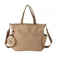 thumbnail image 1 of yuksok Tote Bag for Women Wear Resistant with Top Handles with Zipper Crossbody Bag Khaki, 1 of 9