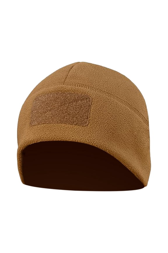 Winter Warm Beanie Thick Lightweight Fleece Watch Cap for Cycling Ski Sports Brown