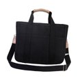 thumbnail image 1 of yuksok Women Canvas Tote Bag Casual Multifunction Valentines Day Gifts Shoulder Bag black, 1 of 9