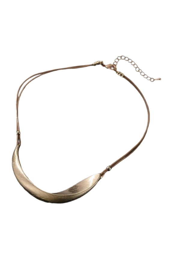 Women Necklace Accessories Stylish Irregular Pendant for Party Birthday Suit Brown