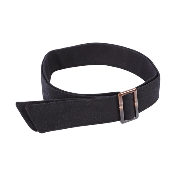 yuksok Women Waist Belt Comfortable with Buckle Dress Belt for Coat Jacket Overcoat Black